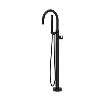 Rohl TEC06HF1IWMBC - Eclissi™ Single Hole Floor Mount Tub Filler Trim With C-Spout
