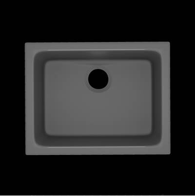 Rohl 6347-04 - Alliae 24'' Fireclay Single Bowl Undermount Kitchen Or Laundry Sink