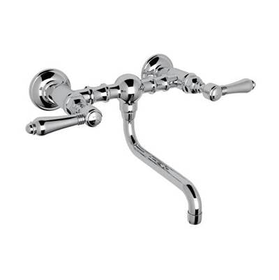 Rohl A1405/44LMAPC-2 - Acqui® Wall Mount Bridge Lavatory Faucet