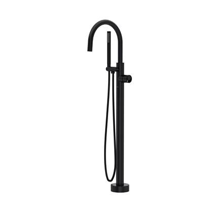 Rohl TEC06HF1IWMB - Eclissi™ Single Hole Floor Mount Tub Filler Trim With C-Spout