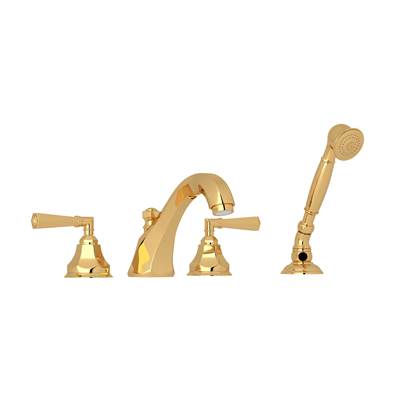 Rohl A1904LMIB - Palladian® 4-Hole Deck Mount Tub Filler