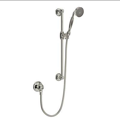 Rohl 1301EPN - Handshower Set With 22" Slide Bar and Single Function Handshower