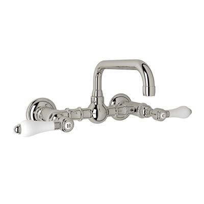 Rohl A1423LPPN-2 - Acqui® Wall Mount Bridge Lavatory Faucet With U-Spout