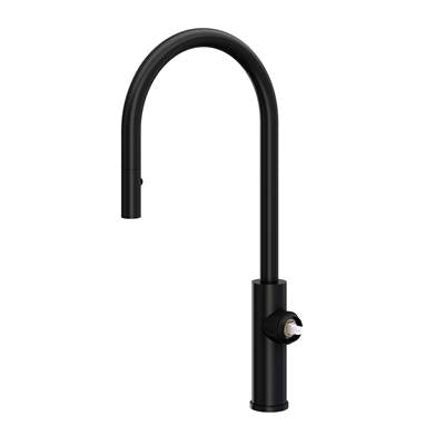 Rohl EC55D1MB - Eclissiโข Pull-Down Kitchen Faucet With C-Spout - Less Handle