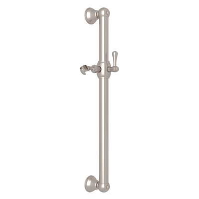Rohl 1271STN - 24" Grab Bar With Sliding Handshower Holder