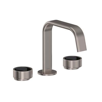 Rohl EC09D3IWSNB - Eclissi™ Widespread Lavatory Faucet With U-Spout