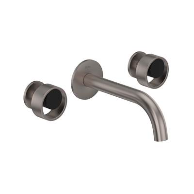 Rohl EC08W3IWSNB - Eclissiโข Wall Mount Lavatory Faucet Trim With C-Spout