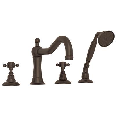 Rohl A1404XMTCB - Acqui® 4-Hole Deck Mount Tub Filler