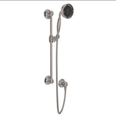 Rohl 1311STN - Handshower Set With 22" Slide Bar and 3-Function Handshower