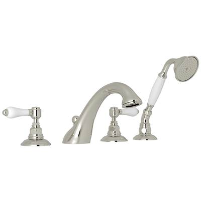 Rohl A1464LPPN - Acqui® 4-Hole Deck Mount Tub Filler