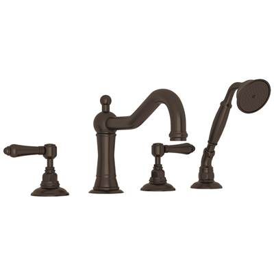 Rohl A1404LMTCB - Acqui® 4-Hole Deck Mount Tub Filler