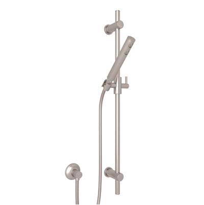 Rohl 1600STN - Handshower Set With 30" Slide Bar and Single Function Handshower
