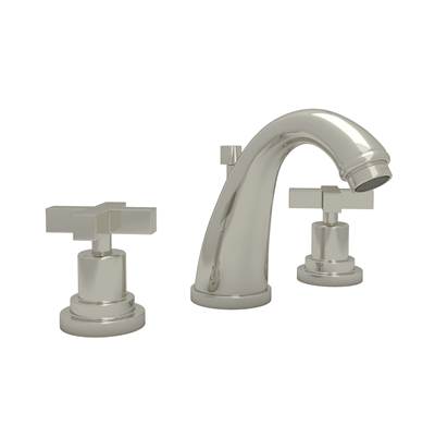 Rohl A1208XMPN-2 - Lombardia® Widespread Lavatory Faucet With C-Spout