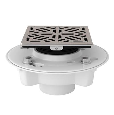 Rohl SDPVC2/3-3144STN - PVC 2" X 3" Drain Kit With 3144 Mosaic Decorative Cover