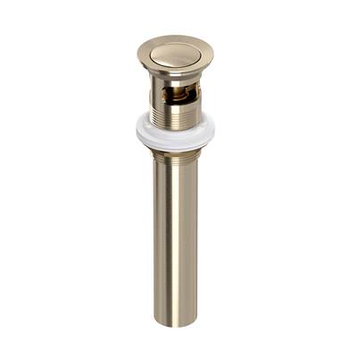 Rohl 0127DOFSTN - Lavatory Push Drain With Overflow