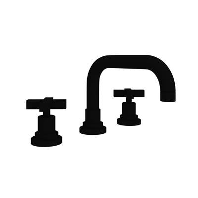 Rohl A2218XMMB-2 - Lombardia® Widespread Lavatory Faucet With U-Spout