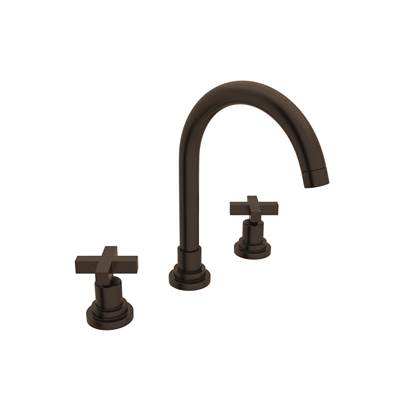 Rohl A2208XMTCB-2 - Lombardia® Widespread Lavatory Faucet With C-Spout