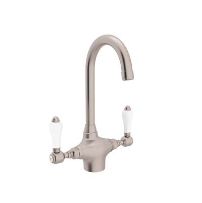 Rohl A1667LPSTN-2 - Acqui® Two Handle Bar/Food Prep Kitchen Faucet