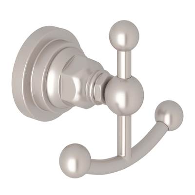 Rohl A1481LISTN - San Giovanni™ Double Robe Hook