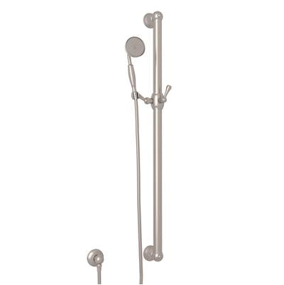 Rohl 1272ESTN - Handshower Set With 39" Grab Bar and Single Function Handshower