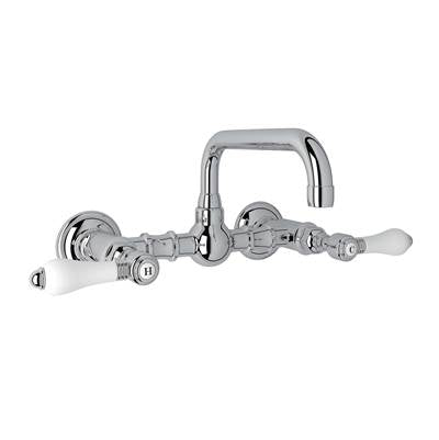 Rohl A1423LPAPC-2 - Acqui® Wall Mount Bridge Lavatory Faucet With U-Spout