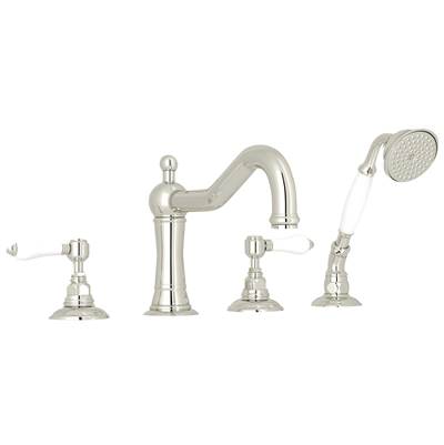 Rohl A1404LPPN - Acqui® 4-Hole Deck Mount Tub Filler