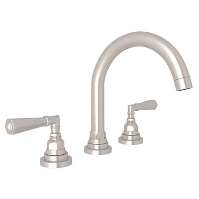 Rohl A2328LMSTN-2 - San Giovanni™ Widespread Lavatory Faucet With C-Spout