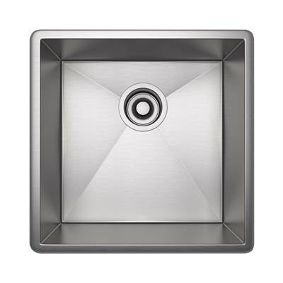 Rohl RSS1515SB - Forze™ 15" Single Bowl Stainless Steel Kitchen Or Bar/Food Prep Sink