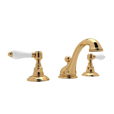 Rohl A1408LPULB-2 - Acqui® Widespread Lavatory Faucet With Low Spout