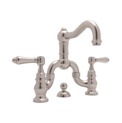 Rohl A1419LMSTN-2 - Acqui® Bridge Lavatory Faucet