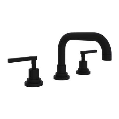 Rohl A2218LMMB-2 - Lombardia® Widespread Lavatory Faucet With U-Spout
