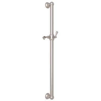Rohl 1270STN - 36" Grab Bar With Sliding Handshower Holder