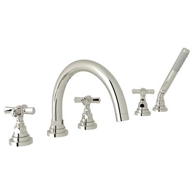 Rohl A2314XMPN - San Giovanni™ 5-Hole Deck Mount Tub Filler