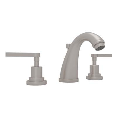 Rohl A1208LMSTN-2 - Lombardia® Widespread Lavatory Faucet With C-Spout