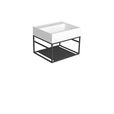 Simas SIAG51CCWG - Wallhung Console With Washbasin (Fixing Kit Included)