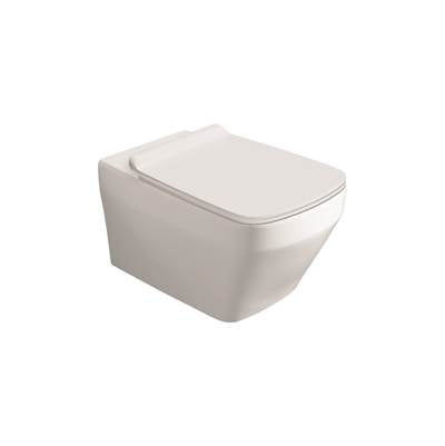 Simas SIBB18CWG - Rimless Wallhung Toilet - Seat Included