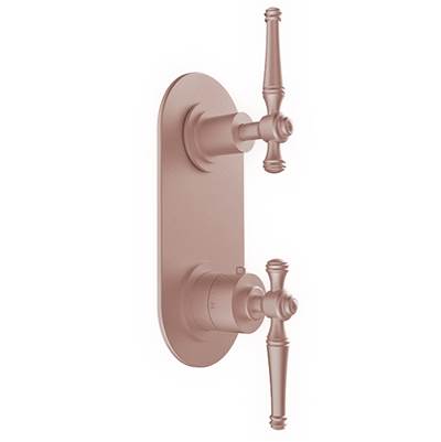 Santec 7197KL95-TM - Trim (Non-Shared Function) - 1/2'' Thermostatic Trim With Volume Control And 2-Way Diverter