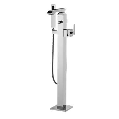 Santec 4794SQ75-TM - Trim - Floor Mount Tub Filler With Hand Shower
