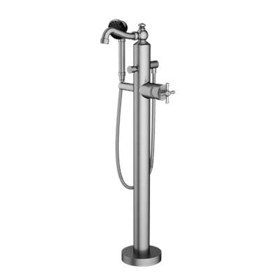 Santec 4994HD75-TM - Trim - Floor Mount Tub Filler With Hand Shower