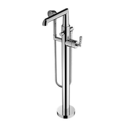 Santec 5594LX21-TM - Trim - Floor Mount Tub Filler With Hand Shower