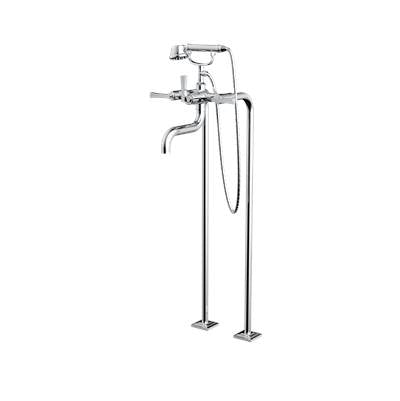 Santec 7050ED75 - Floor Mount Tub Filler With Hand Shower