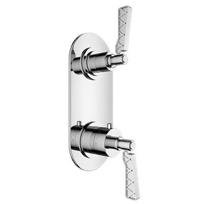 Santec 7199XL75-TM - Trim (Non-Shared Function) - 1/2'' Thermostatic Trim With Volume Control And 3-Way Diverter