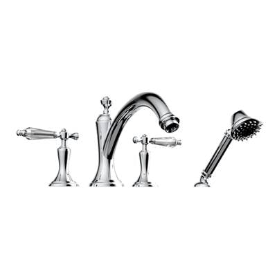 Santec 9555KT75-TM - Trim - Roman Tub Filler With Hand Shower