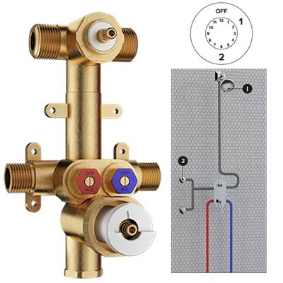Santec TH-9212 - Rough - 2-Way Shared