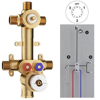 Santec TH-9313 - Rough - 3-Way Shared