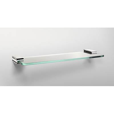 Sonia 121915 - Sonia -S1 Glass Shelf 20''(50Cm) Glass-Chrome(D)