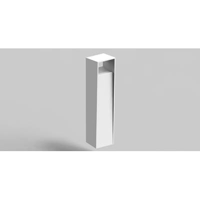 Sonia 158249 - Sonia-Scalene Wall Vitrine Cabinet 59'' (150Cm) White Satin (D)