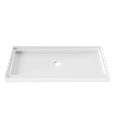 T.H. Smith Co THS-S60-32S - 60X32, Single Threshold Shower Base, Centre Drain