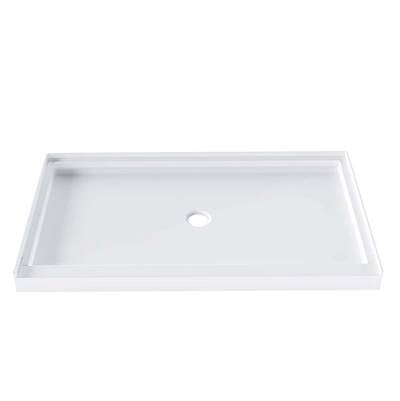 T.H. Smith Co THS-S60-36S - 60X36, Single Threshold Shower Base, Centre Drain
