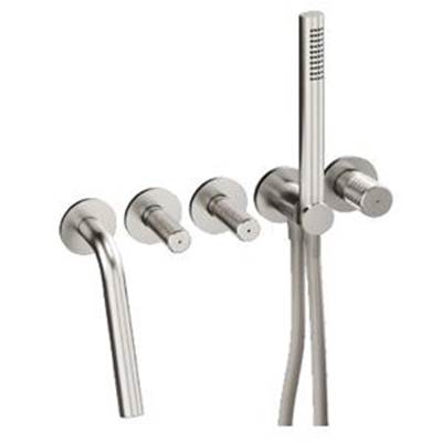 Treemme TR6005_51 - Wallmount Tub Filler With Handshower- No Rough